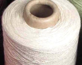 Organic Cotton 12/2 Weaving Yarn-1 Pound Cone-Natural