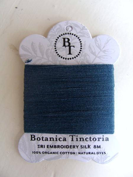Handspun Eri Silk Embroidery Thread from Botanica Tinctoria