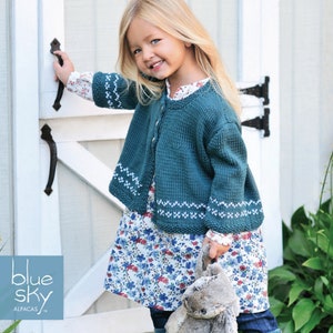 Sweet Girl Cardigan-Knitted Digital Pattern