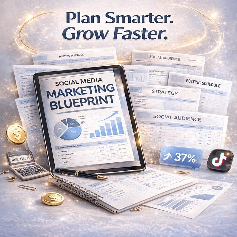 Supreme Social Media Marketing Planner (100+ Pages) | PLR MRR Resell ...