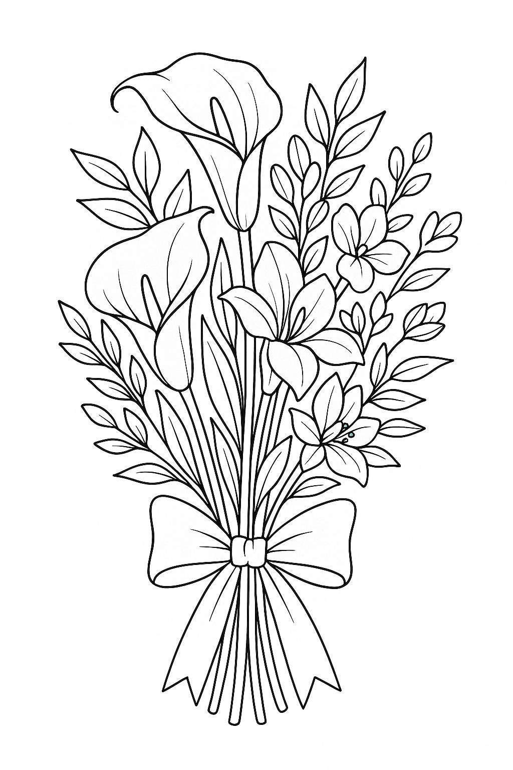 Blooming Beauties: A Floral Gift Collection – Printable 21 Bouquets – Digital PDF Download - Flower flowers
