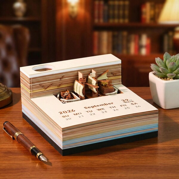 3d Tear Away Calendar - Etsy