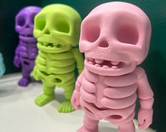 Standing Flexible Skeleton (custom color)