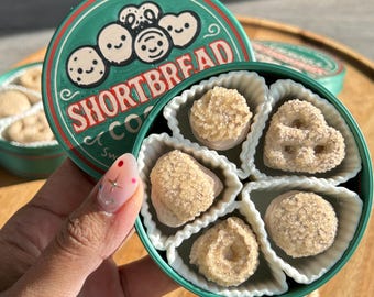 Classic Shortbread Tin Fidget Clicker