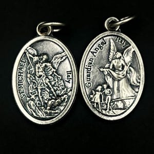Saint St Michael Guardian Angels Patron Protection Saint Medals WHOLESALE BULK LOT