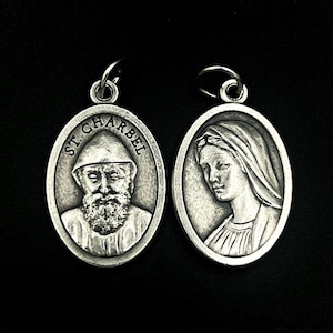 Saint St Charbel liban sainte patronne vierge marie sainte mère médailles en gros bricolage pour la fabrication de bijoux