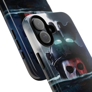 Schädel Militär Tough Phone Case Dark Gaming iPhone Cover Camouflage Coole Schutzhülle Geschenk für ihn, Gamer Zubehör