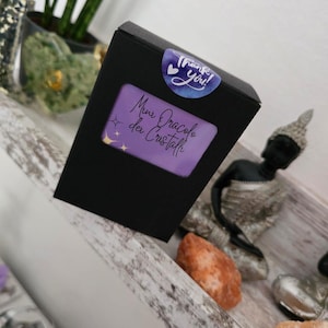 Mini oracolo dei cristalli – 44 carte spirituali tascabili | Messaggi ispirazionali | Carte energia e meditazione | Fatto a mano