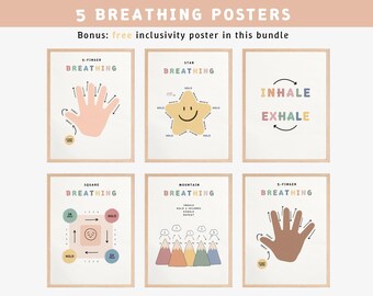 Breathing Exercises for Kids Star Mountain and Box breathing