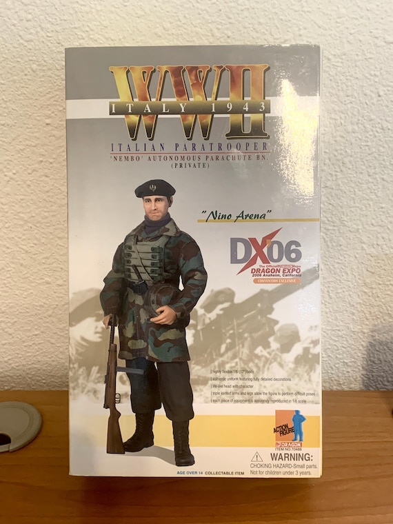 第二次世界大戦 イタリア空挺部隊 アクションフィギュア – ドラゴン