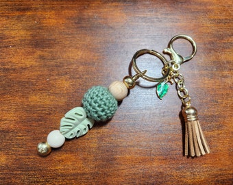 GORGEOUS Beaded Key Chain or Purse Fob | Keychain| Glamorous FatCatDesigns