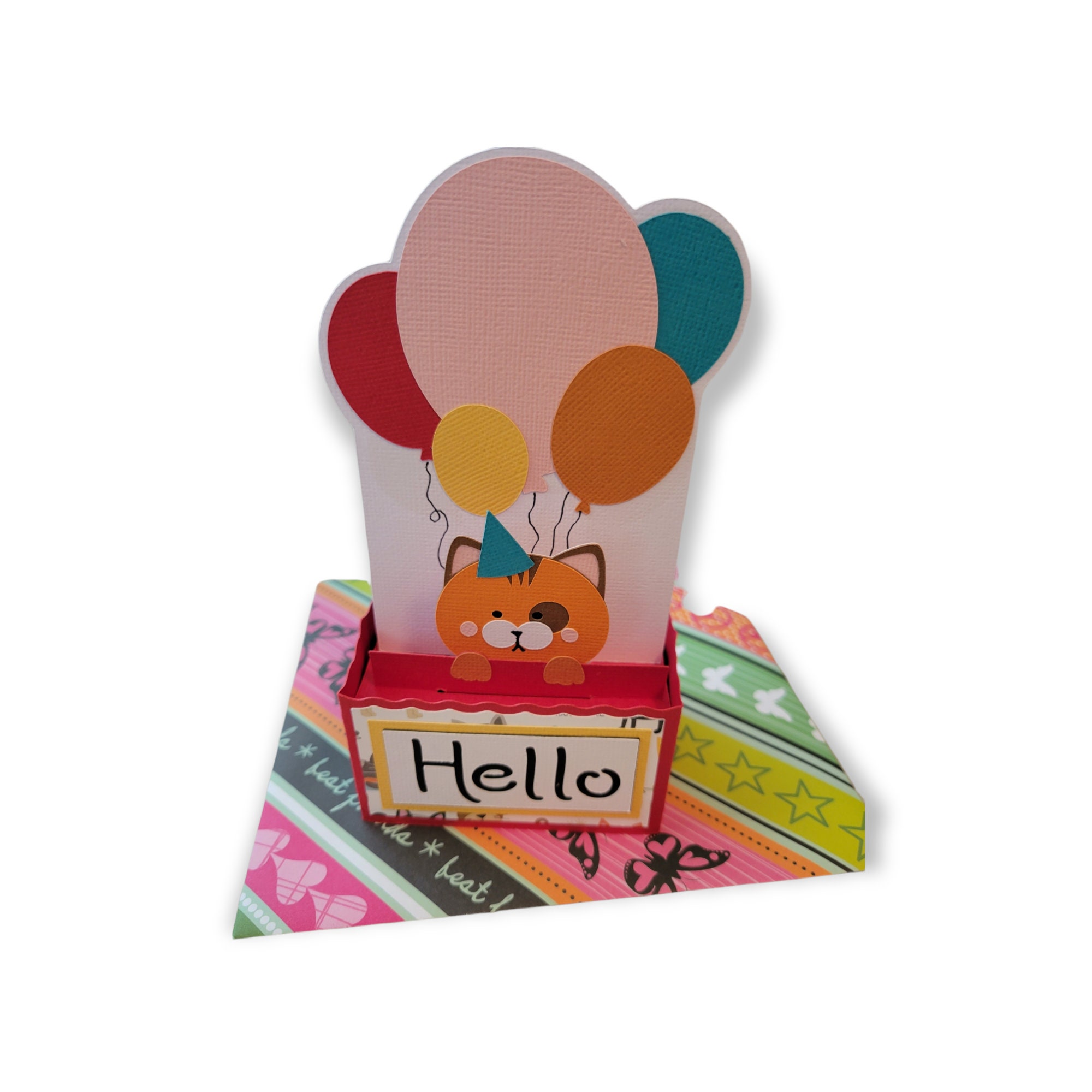 Birthday Pop Up Box Card Handmade Blank 3d Cards Popup Etsy Birthday Pop Up Box Card Handmade Blank 3d Cards Popup Etsy