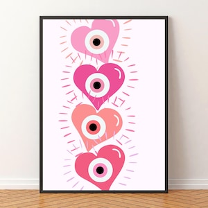 evil eye heart wallpaper