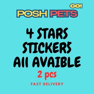 モノポリーゴーステッカー 4つ星 2枚