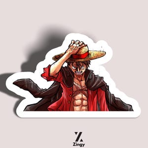 Anime Stickers, Luffy Sticker, One Piece Sticker, Cute Stickers, Laptop Decals, Water Bottle Stickers