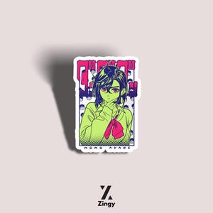 Anime Stickers - Momo Ayase, Dandadan Stickers, Cute Japanese Cartoon Characters, Laptop Decals, Kawaii Stationery Supplies, Scrapbook