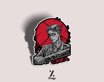 Kawaii Anime Sticker - Jujutsu Kaisen Kento Nanami, Cute Kawaii Sticker Pack, Kento Nanami Kiss-Cut Sticker, Anime Decal, Jujutsu Kaisen
