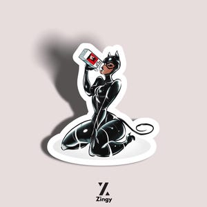 Vinyl Sticker Frau: Laptop Aufkleber, Wasserflasche Dekoration