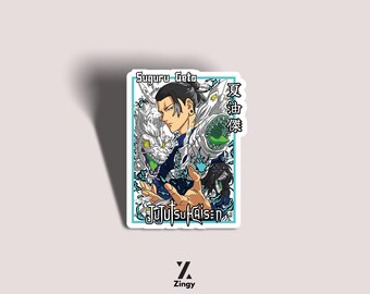 JUJUTSU KAISEN Suguru Geta Kiss-Cut Stickers, Anime Art Decals, Laptop Stickers, Collectible Stickers, Gift for Fans, Cool Decor