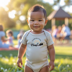 Christian Noah&#39;s Ark Baby Onesie SVG PNG JPEG Design (Digital Download)