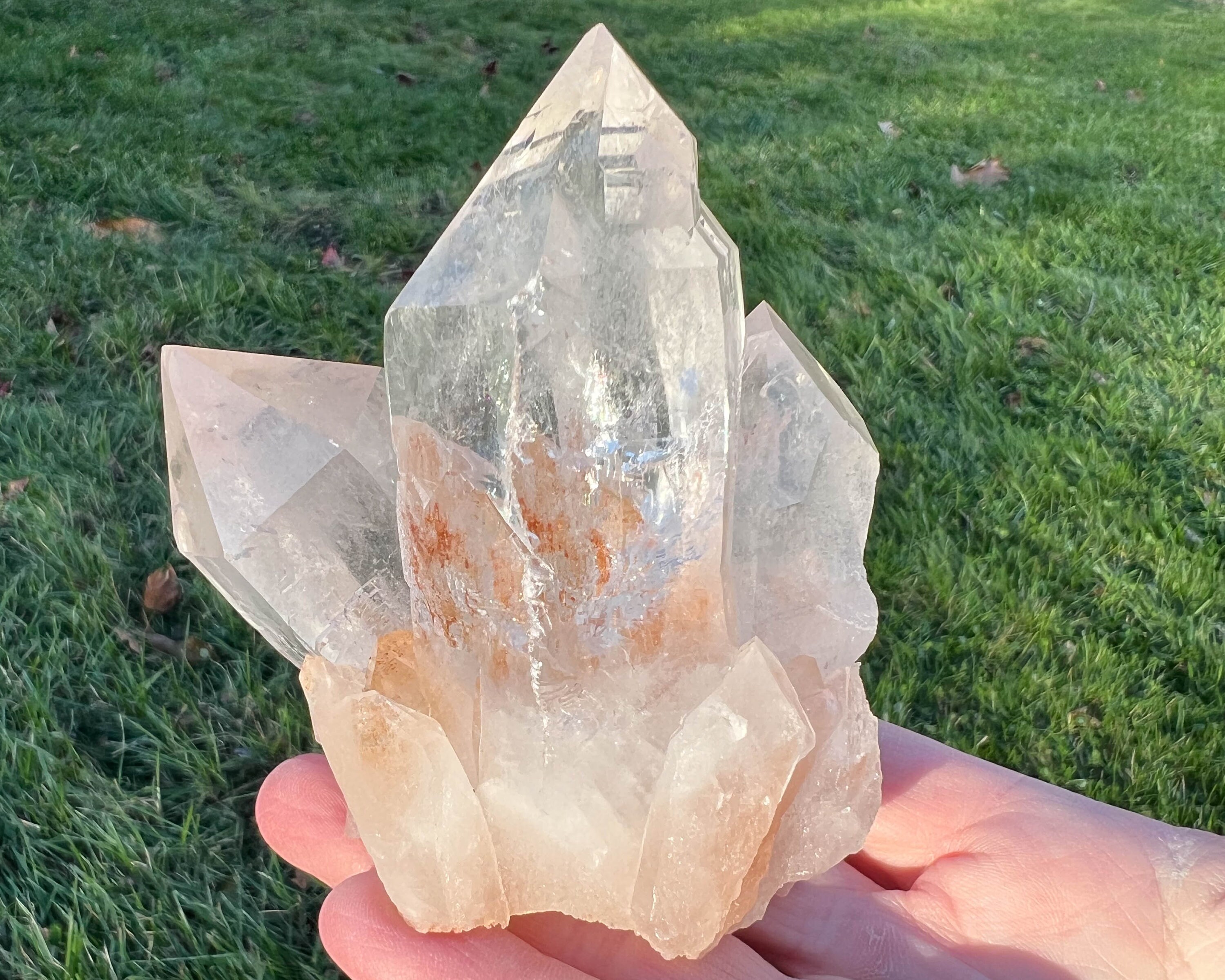 ブラジル産クリアクォーツクラスター、クォーツクリスタルクラスター