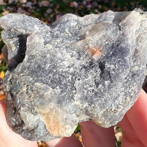 Rough Sunstone with Iolite, Confetti Sunstone Iolite Stone, Raw Sunstone Crystal, Cordierite, Birthday Gift for Her, Gift for Friend #4