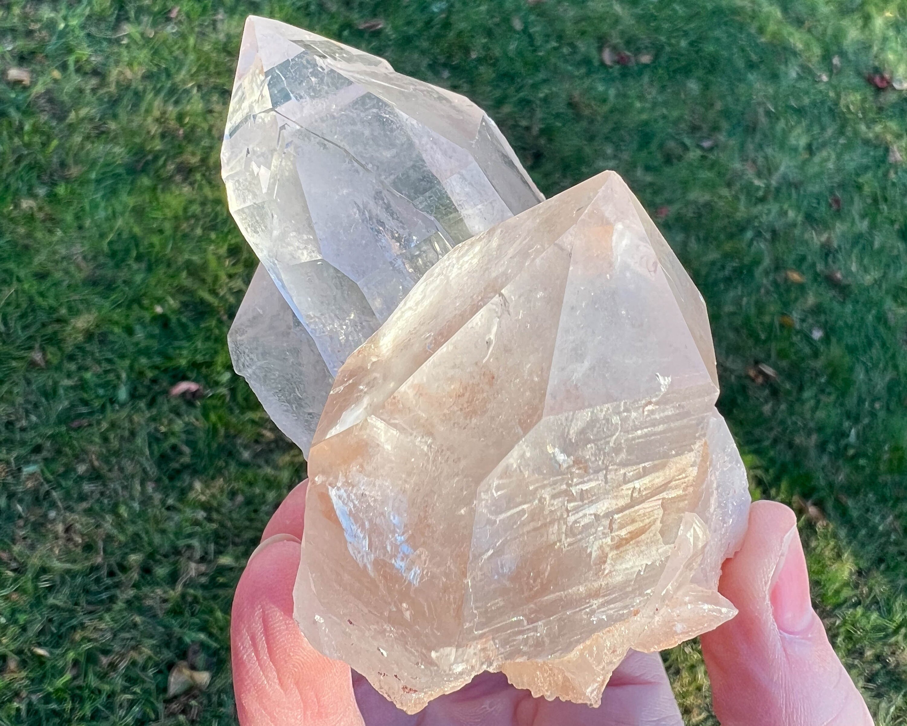 ブラジル産クリアクォーツクラスター、クォーツクリスタルクラスター