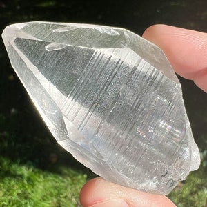 2.9&quot; Lemurian Quartz Crystal from Serra do Cabral in Brazil, Lemurian Seed Point, Natural Lemurian Point Crystal, Record Keeper, Optical #5