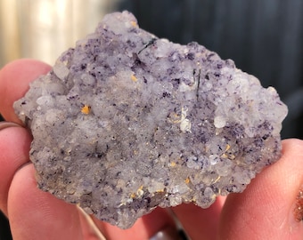 Purple Fluorite with Black Tourmaline from Erongo, Namibia, Mineral Specimen, Crystal Cluster #40