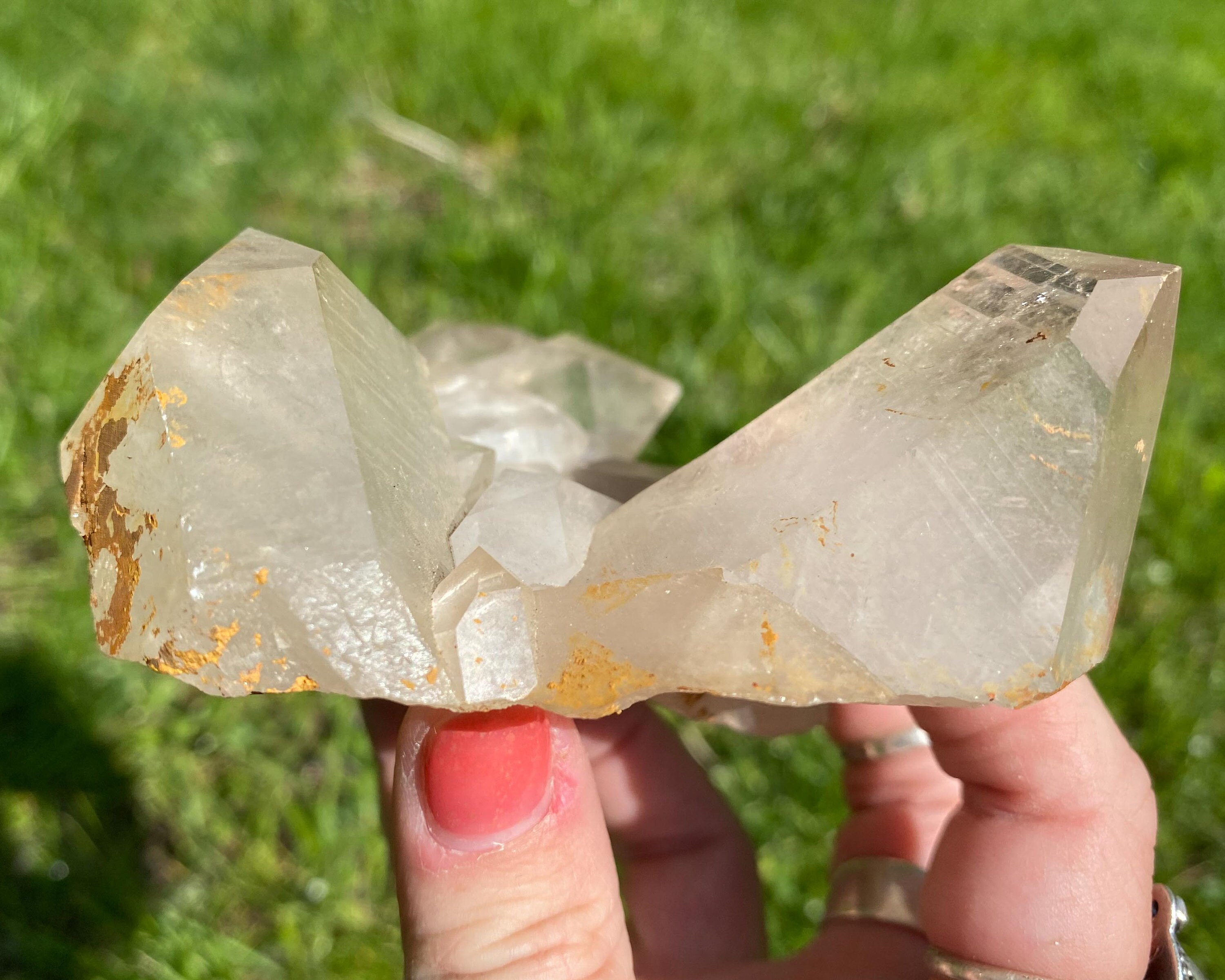 ブラジル産クリアクォーツクラスター #39 大型クォーツクリスタル