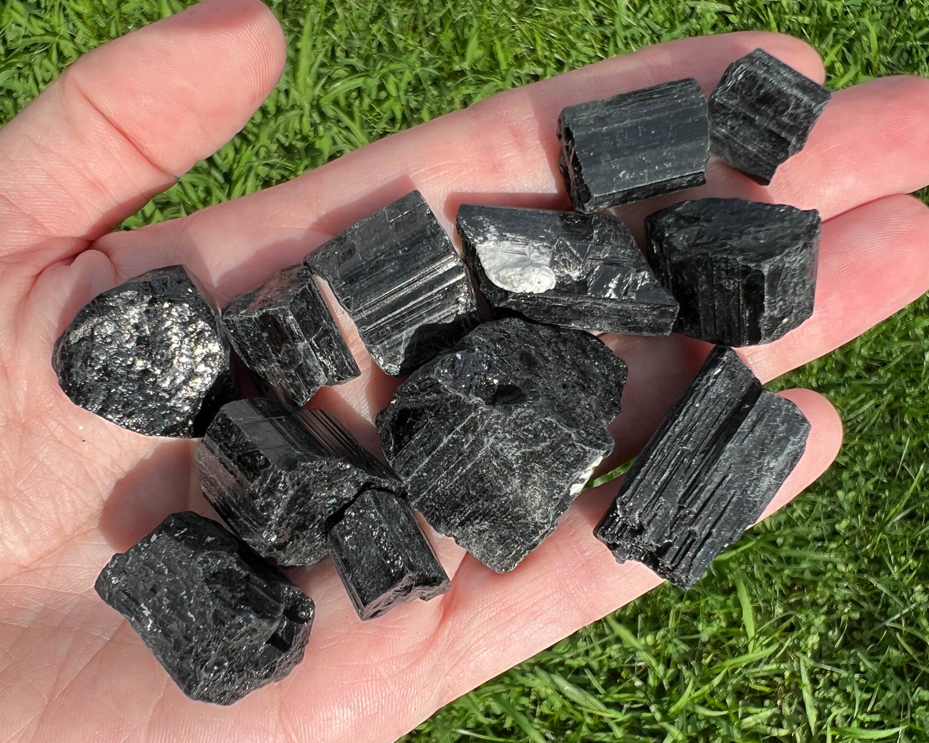 Fake black tourmaline sale