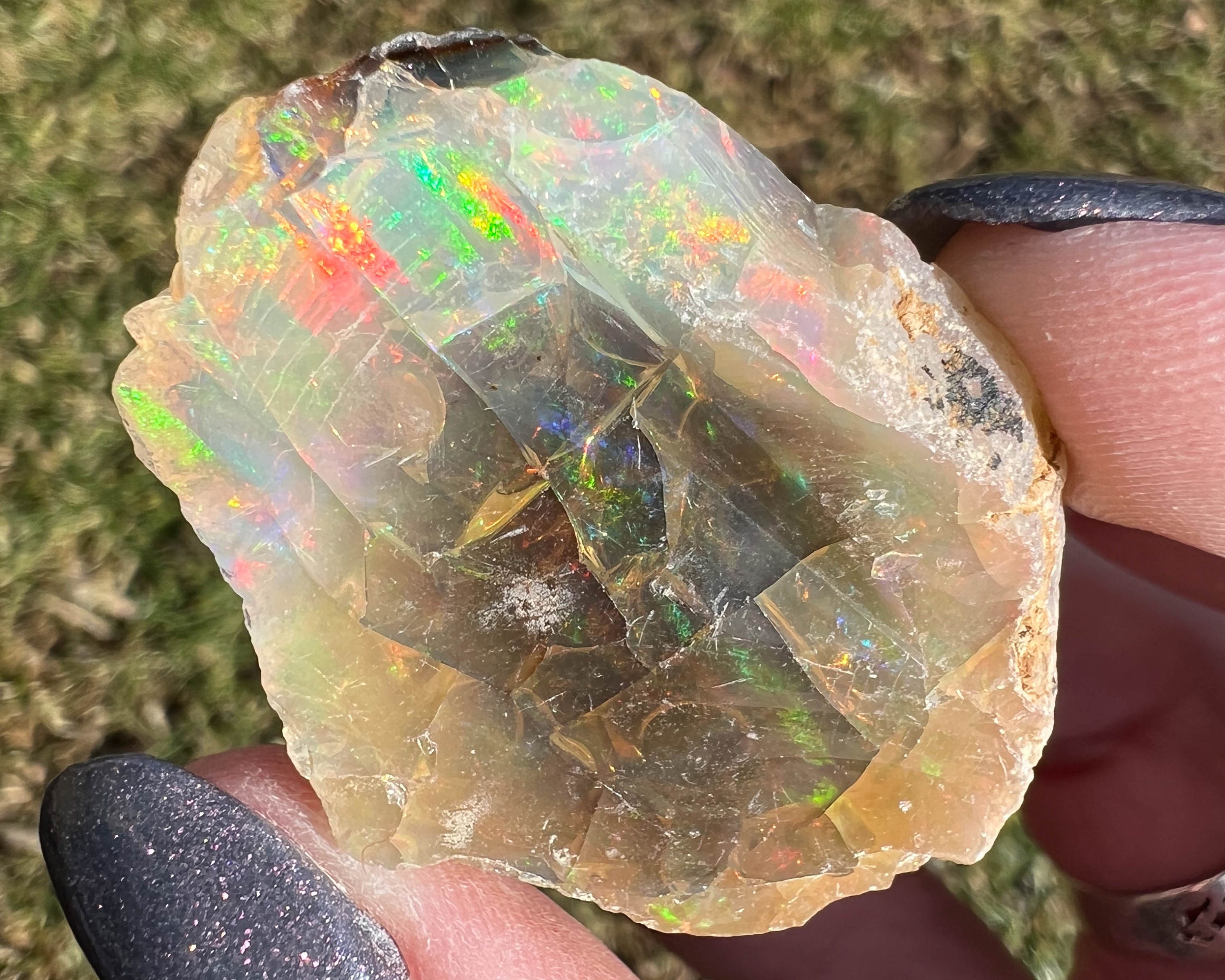Rough Ethiopian Opal, Large Raw Opal, Welo Opal, Rainbow Opal