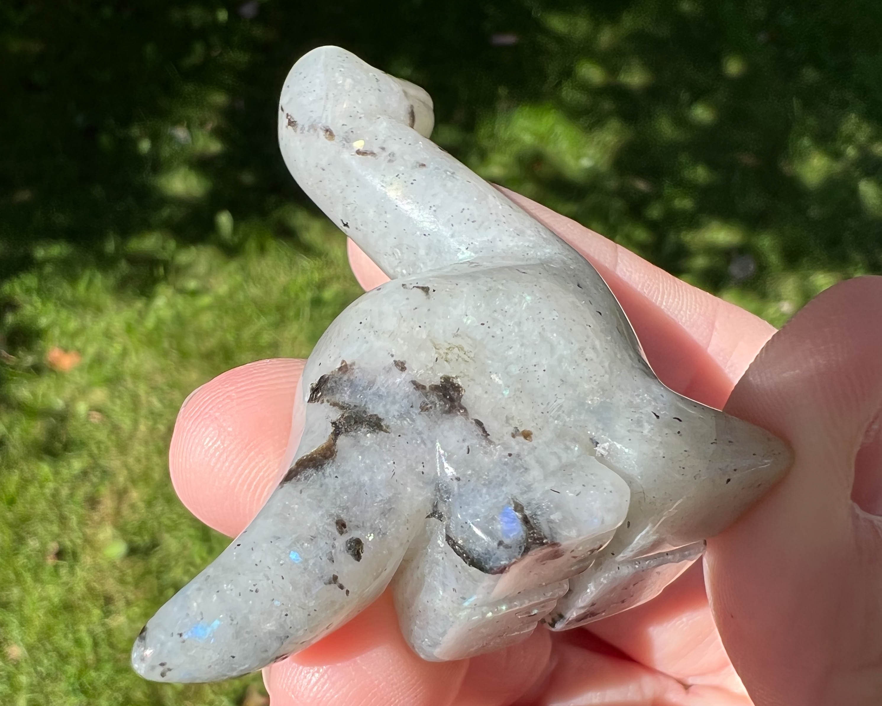 恐竜型　ラブラドライト 恐竜型ラブラドライト