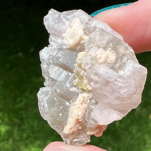 Rare Crystallized Rose Quartz on Smoky Quartz Crystals, Terminated Rose Quartz Specimen, Pink Gem, Elestial Quartz Cluster, Minas Gerais #4