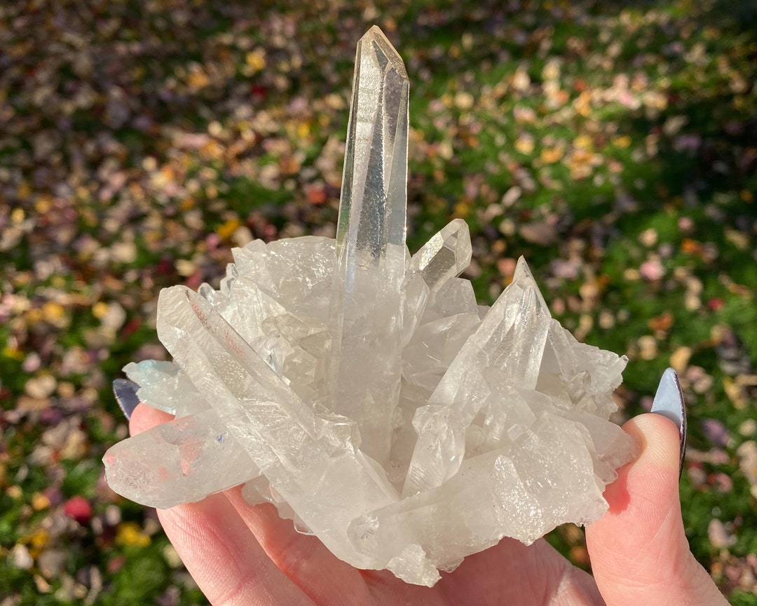 超特大・虹入り　ブラジリアンクォーツ　クラスター　クリスタル　クリアクォーツ il_1080xN.3517557569_hu3w.jpg