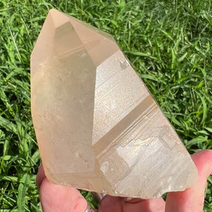 Tangerine Quartz Point, Tangerine Lemurian Quartz Crystal, Orange Quartz, Natural Stone, Rough Stone, Raw Crystal, Witchy Gift for Her #4