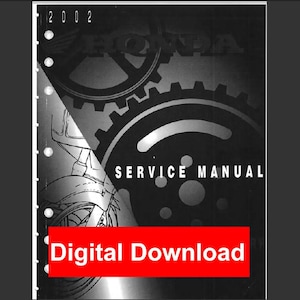 2002 Honda CBR954RR Workshop Service Manual PDF digital download