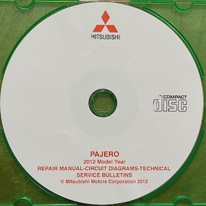 2012 Mitsubishi Pajero Factory Workshop Manual