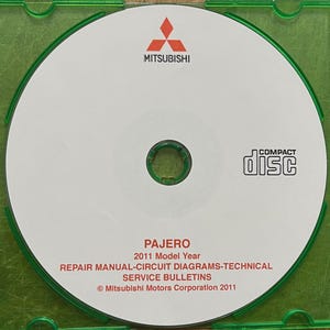 2011 Mitsubishi Pajero Factory Workshop Manual