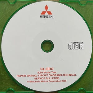 2009 Mitsubishi Pajero Factory Workshop Manual