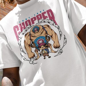Tony Tony Chopper Anime T Shirt, One Piece Graphic Tee, Unisex Streetwear Cotton Shirt, Japanese Style Anime Top, Otaku Fashion Gift