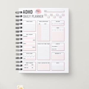 ADHD Daily Planner Printable | Neurodivergent Friendly PDF | Focus Planner for Adults with ADHD | Instant Download