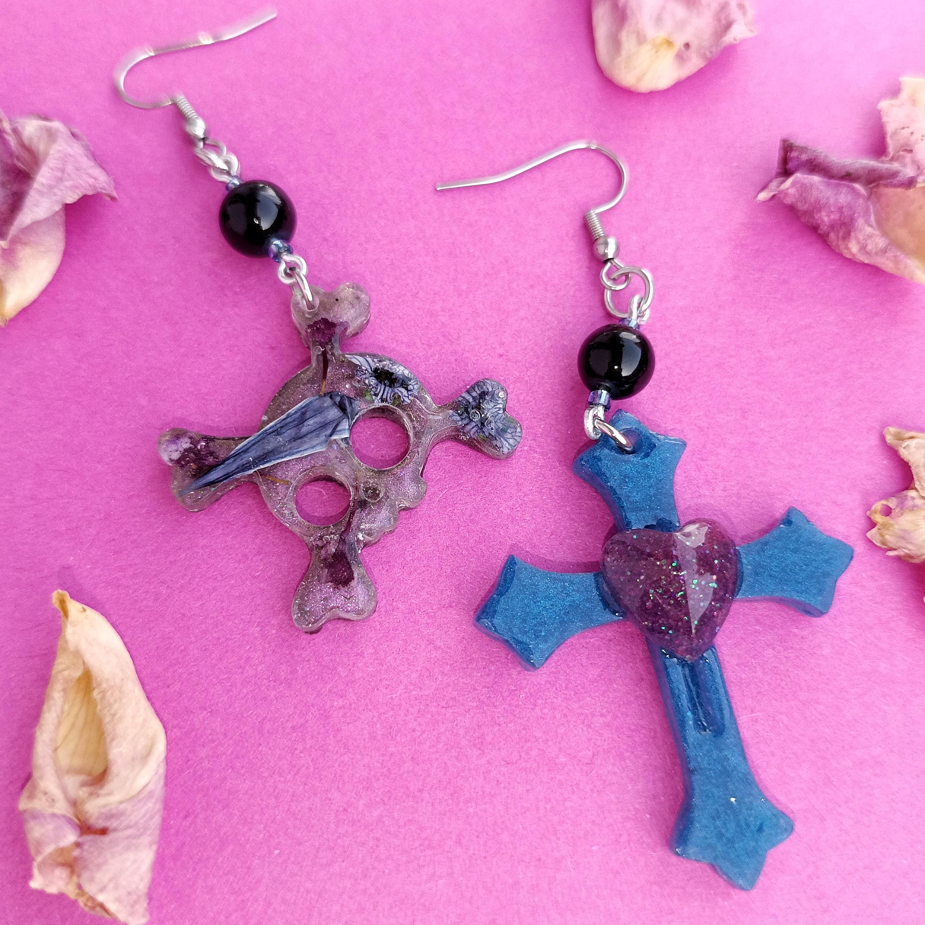 Orecchini A Cerchio In Cristallo In Argento Sterling
