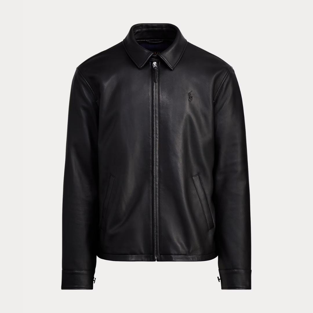 Polo ralph lauren leather jacket - Etsy 日本