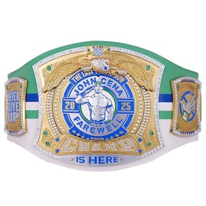 John Cena Farewell Tour 2025 Spinner Championship Replica Belt