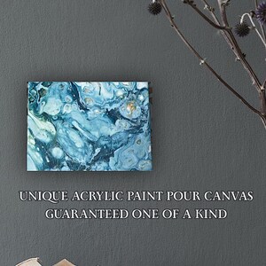 Acrylic Painting. Canvas Acrylic Fluid Art, Abstract Fluid Art Painting, Living Room Wall Decor Art, Original, One Of A Kind, Home Decor