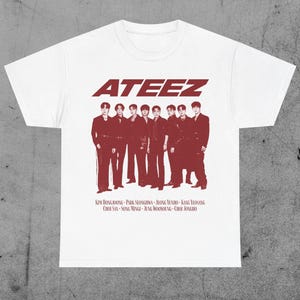 Ateez Kpop T-Shirt: Unisex Cotton Tee, In Your Fantasy Tour