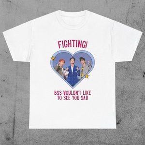Seventeen &quot;BSS Fighting&quot; Shirt - Seventeen Kpop Aesthetic Tee, Carat Fan Merch, Seventeen Concert Outfit Shirt, Oversized Relaxed Fit