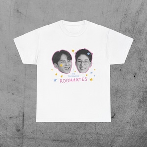 Seventeen &quot;And They Were Roomates&quot; MinWoo Shirt - Seventeen Tee, Seventeen Concert Outfit, Fan Gift, Mingyu & Wonwoo Kpop Aesthetic Tshirt