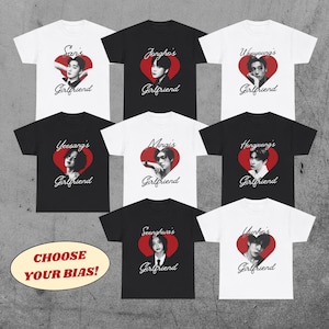 Ateez Girlfriend Kpop Shirt: &quot;In Your Fantasy Tour&quot; Atiny Gift - Choose Your Bias!